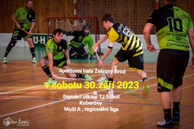 Florbalový zápas v železném brodě